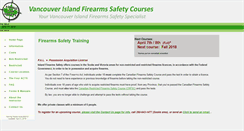 Desktop Screenshot of islandfirearmssafety.com